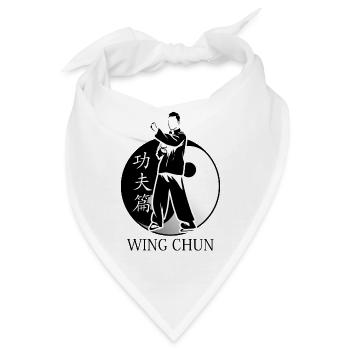Wing Chun Wing Hard Kung Fu Martial Arts Combat Sp - Bandana - Weiß - Vorne