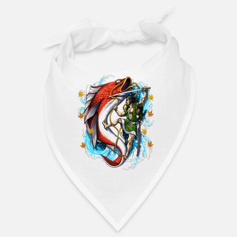 Japanese Samurai Giant Carp Bandana