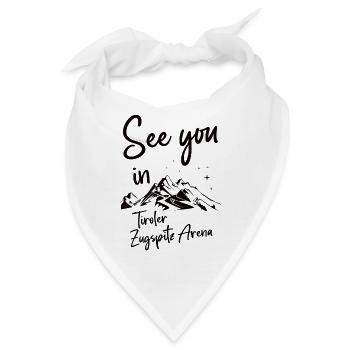 Tiroler Zugspitz Arena Ski Tirol Österreich - Bandana - Weiß - Vorne