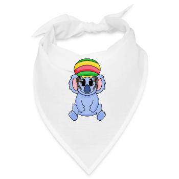 Rasta Koala - Bandana - Weiß - Vorne