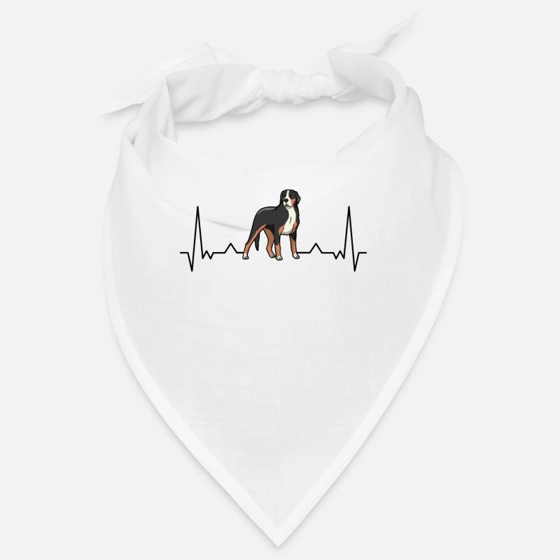 Großer Schweizer Sennenhund Herzschlag Bandana
