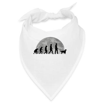 English Setter Evolution Mond Englischer Setter - Bandana - Weiß - Vorne