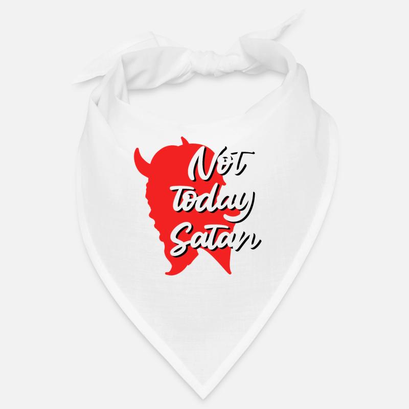 Satan Devil Saying Not Today Satan Bandana