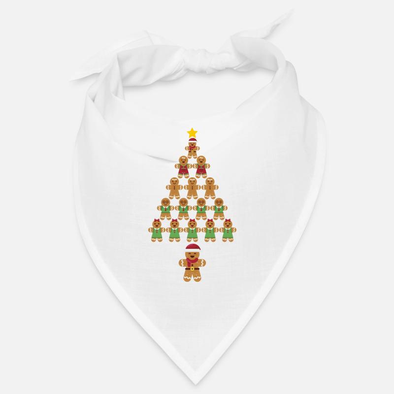 Weihnachtsbaum Lebkuchen Plätzchen Bandana