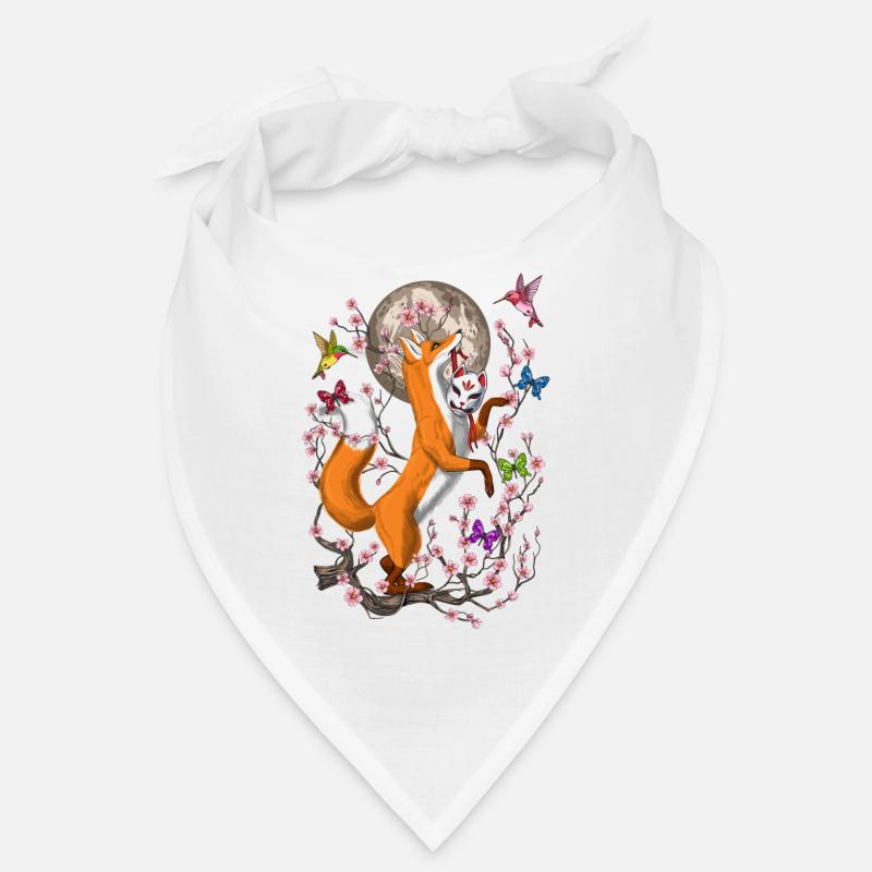 Fuchs Kirschblüte Bandana