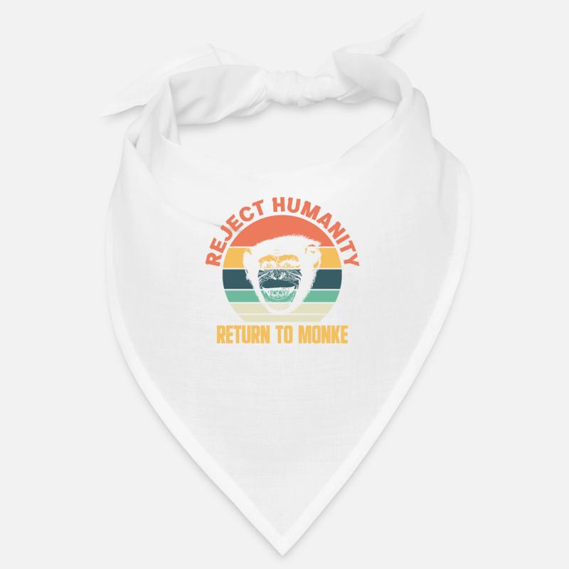 Affe Evolution Menschenaffen Affen Geschenk Bandana