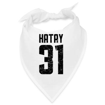 Hatay 31 Türkei Turkiye Geschenk Urlaub TR - Bandana - Weiß - Vorne