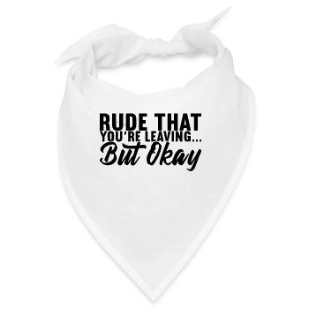 Abschiedsgeschenk Kollegen Jobwechsel - Bandana - Weiß - Vorne