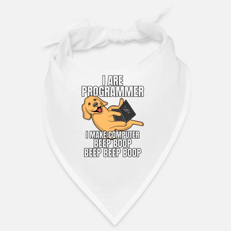 I Are Programmer Computer Beep Boop IT Dog Bandana
