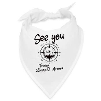 Tiroler Zugspitz Arena Ski Tirol Österreich - Bandana - Weiß - Vorne