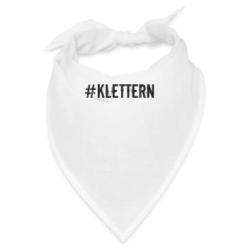 Klettern - #Klettern - Bandana - Weiß - Vorne