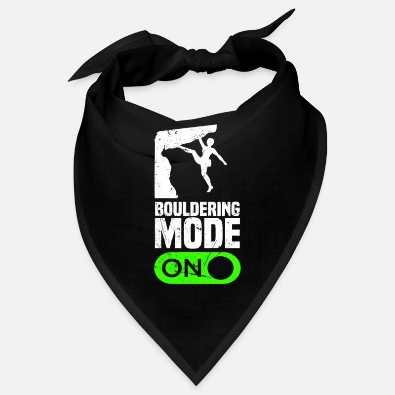 Bouldering Mode On Mountain Climbing Rocks Bouldering Bandana
