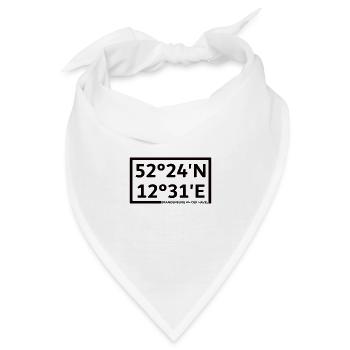 Brandenburg an der Havel Koordinaten - Bandana - Weiß - Vorne