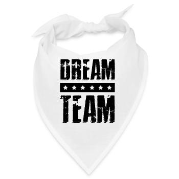 Dream Team - Bandana - Weiß - Vorne