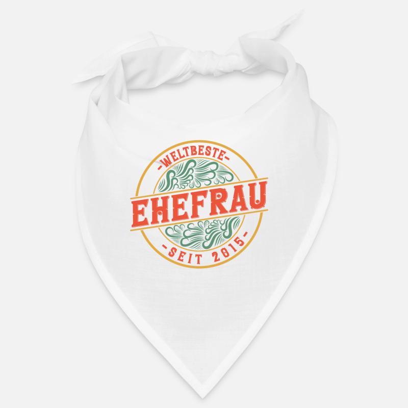 Beste Ehefrau seit 2015 6. Hochzeitstag Bandana