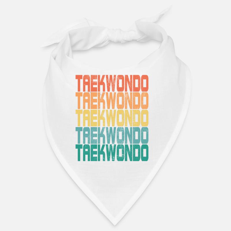 Tae kwon do Taekwondo Spruch Retro Geschenk Bandana