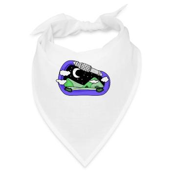 Berg Berge - Bandana - Weiß - Vorne