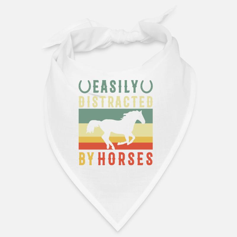 Horses Distraction Bandana
