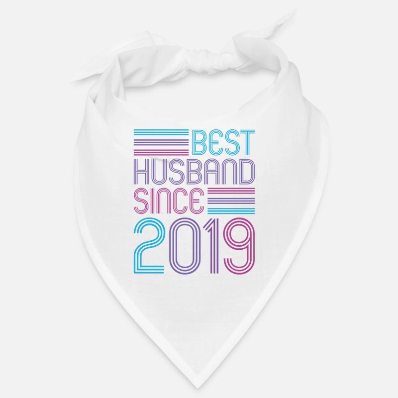 Bester Ehemann seit 2019 2. Hochzeitstag Bandana