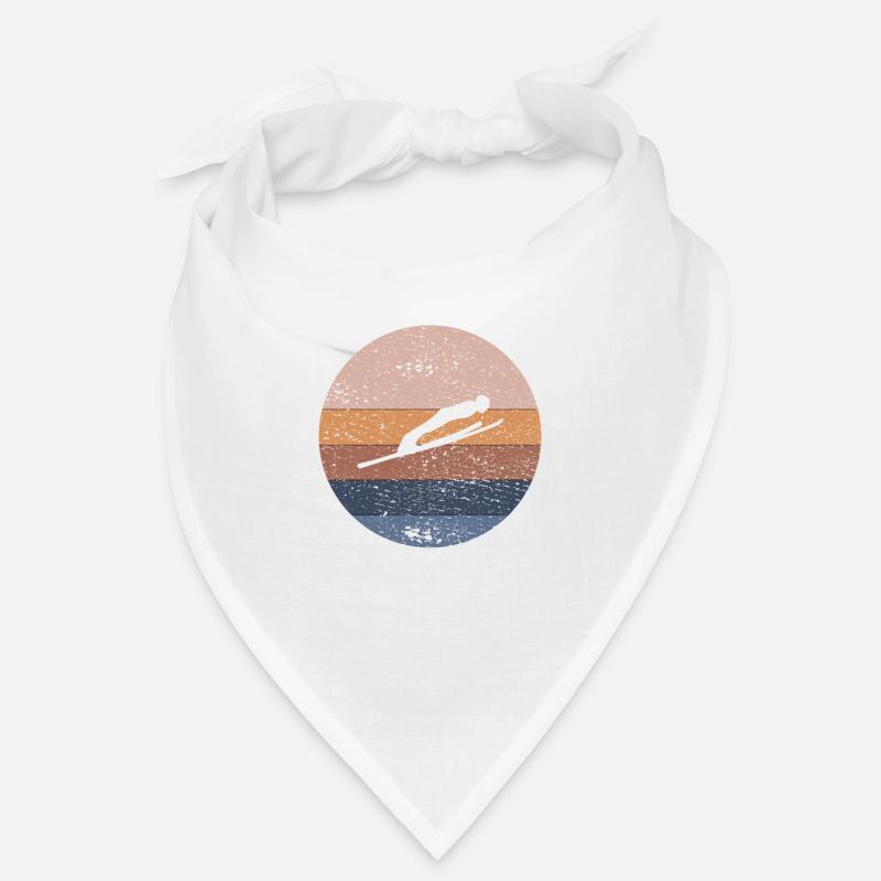 Saut à ski Rétro Bandana