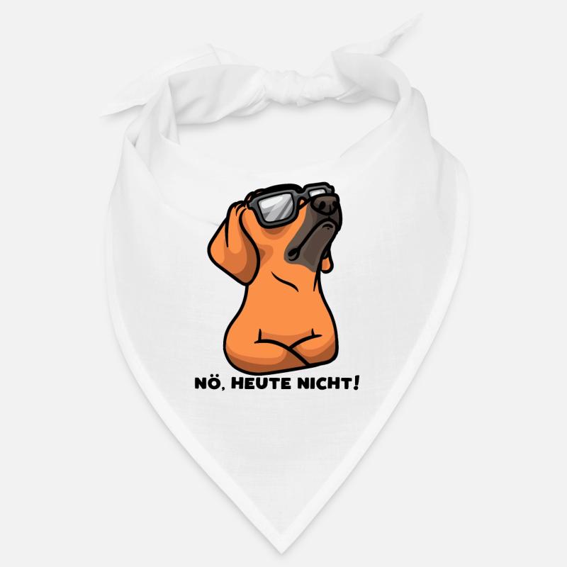 Rhodesian Ridgeback Hund - Bandana - Weiß