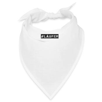 Laufen - #läufer - Bandana - Weiß - Vorne