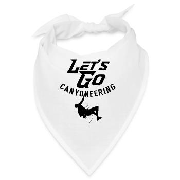 Gehen Wir Canyoning Canyon Abseilen Canyoneering - Bandana - Weiß - Vorne