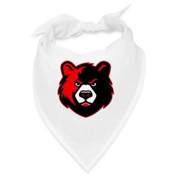 Böser Bär - Bandana - Weiß - Vorne