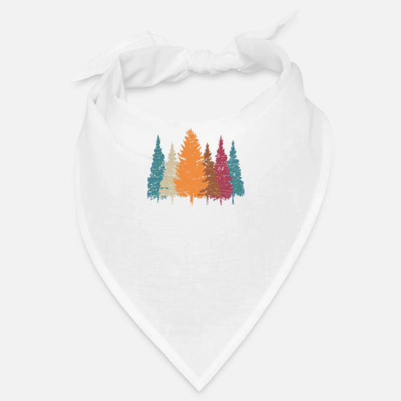Retro Forest Nature Gift Idea Bandana