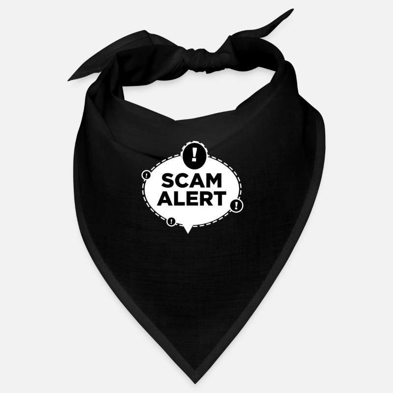 lustiges Design SCAM ALERT Bandana