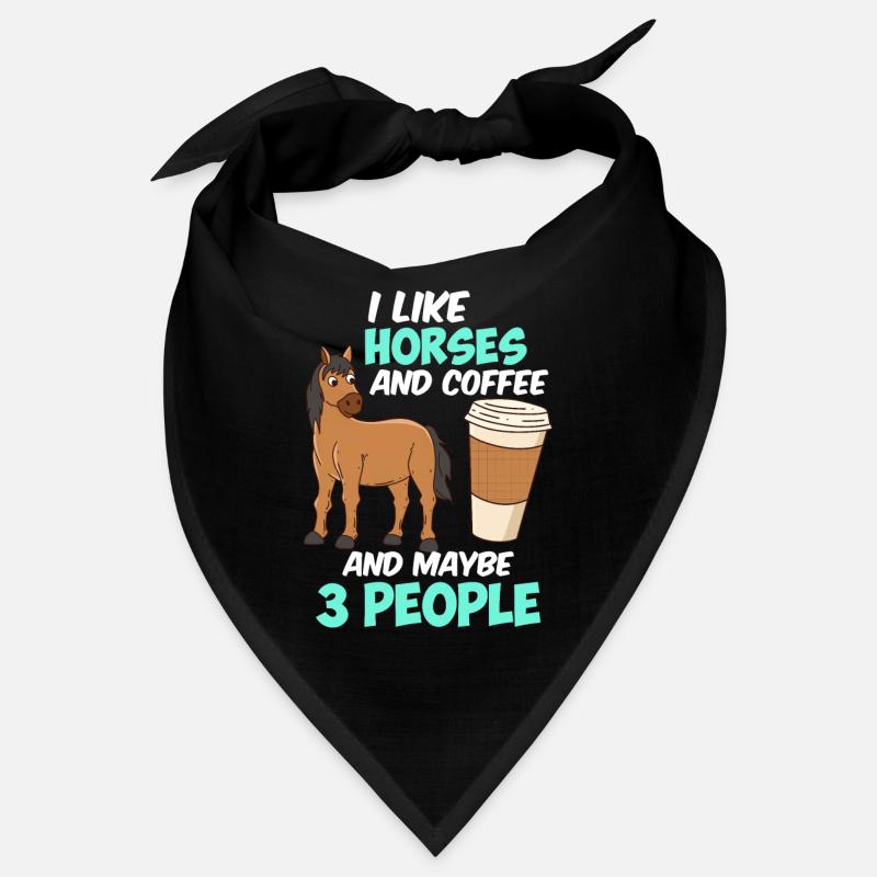 Funny Rider Saying Riding Coffee Bandana