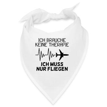 Flugzeug Reise Urlaub Tourist Reise - Bandana - Weiß - Vorne