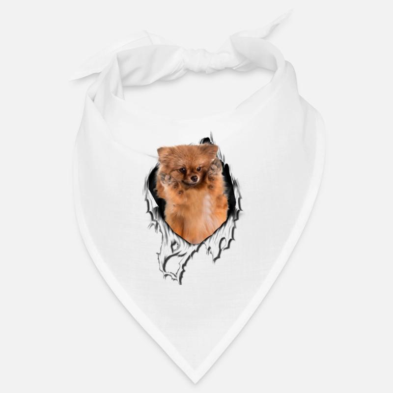 Mon Spitz est parfait - Bandana - blanc