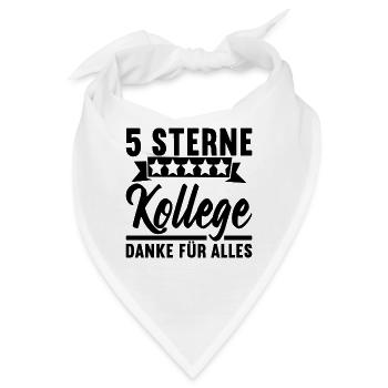 Abschiedsgeschenk Kollegen Jobwechsel - Bandana - Weiß - Vorne