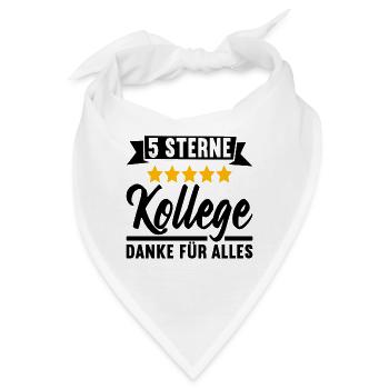 Abschiedsgeschenk Kollegen Jobwechsel - Bandana - Weiß - Vorne