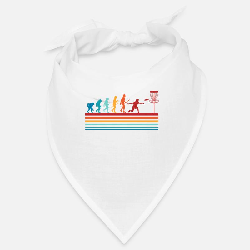 Disc Golf Evolution Frisbee Discgolf Geschenk Bandana