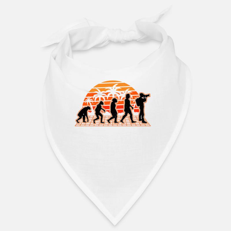Photographer Evolution Sunset Camera Photojournalist Bandana
