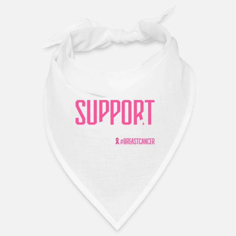 Support squad #breascancer Pink Ribbon Breast Canc Bandana
