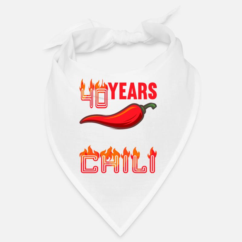 40 ans chaud comme chili 40e anniversaire Bandana