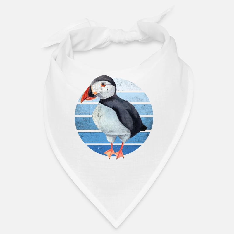 Puffin Parrot Lunde Bird Gift Bandana