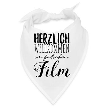 falscher Film - Bandana - Weiß - Vorne