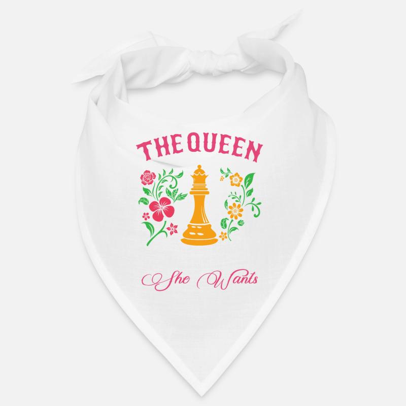 Chess Checker Queen Chess Bandana