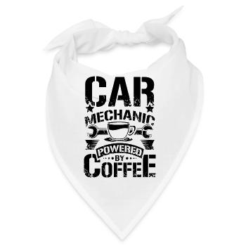 Car Mechanic coffee - Bandana - Weiß - Vorne