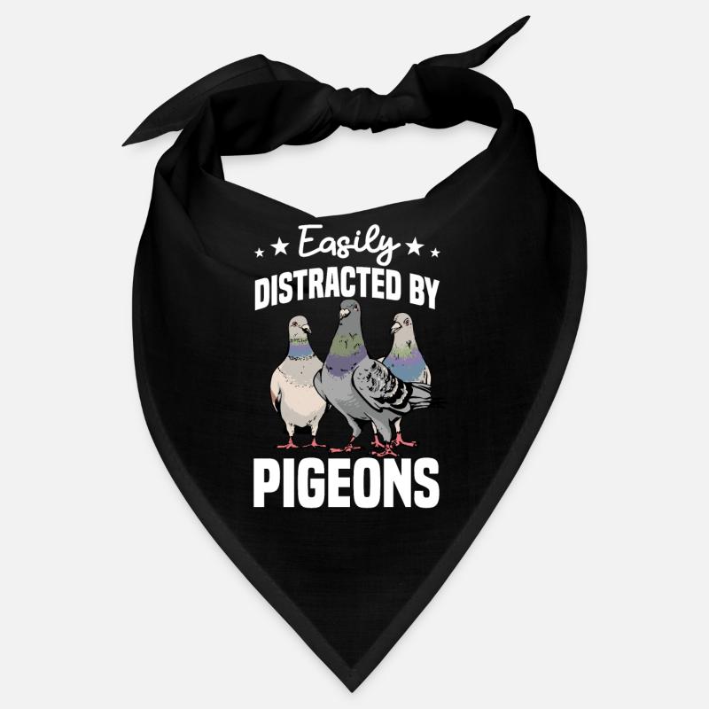 Easily Distracted By Pigeons Bandana