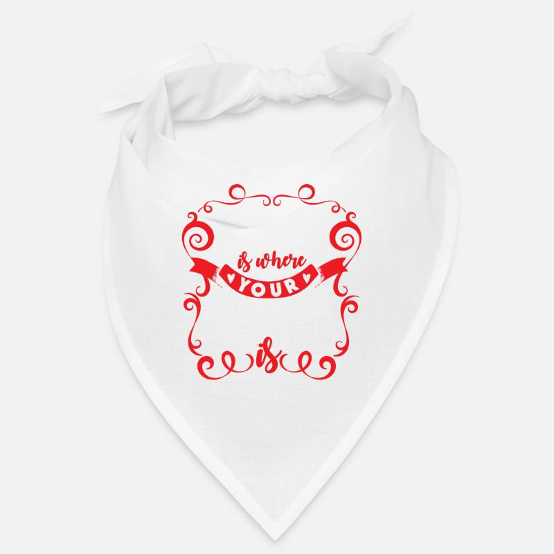 Zuhause Mama Mutter Liebe rot Herz Mutterliebe Bandana