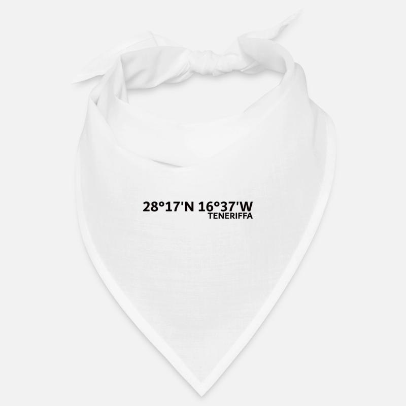 Tenerife Coordinates Bandana