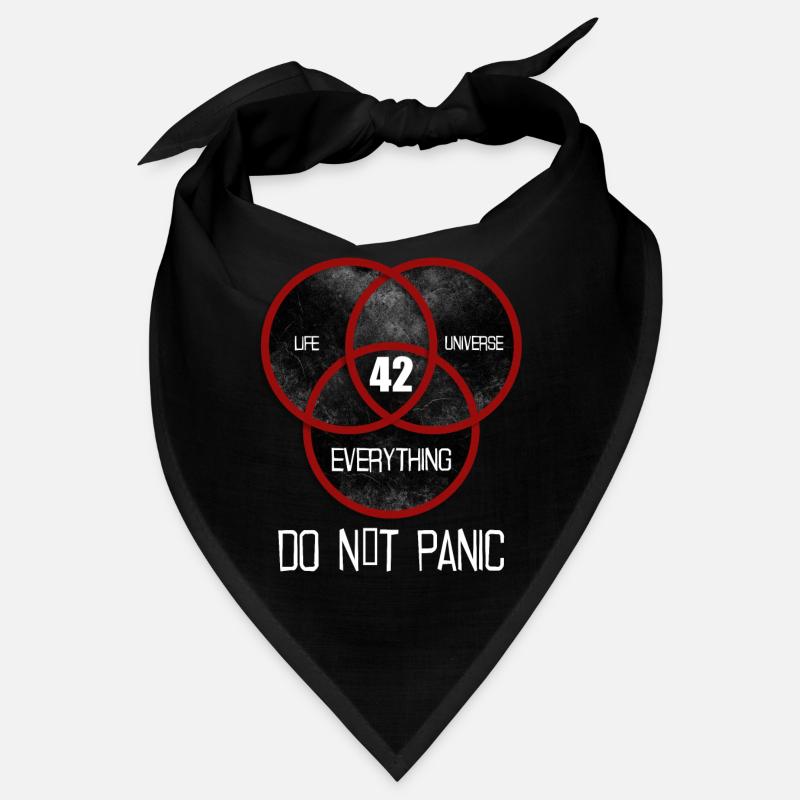 42 Answer Universe Life Everything Don't Panic Bandana