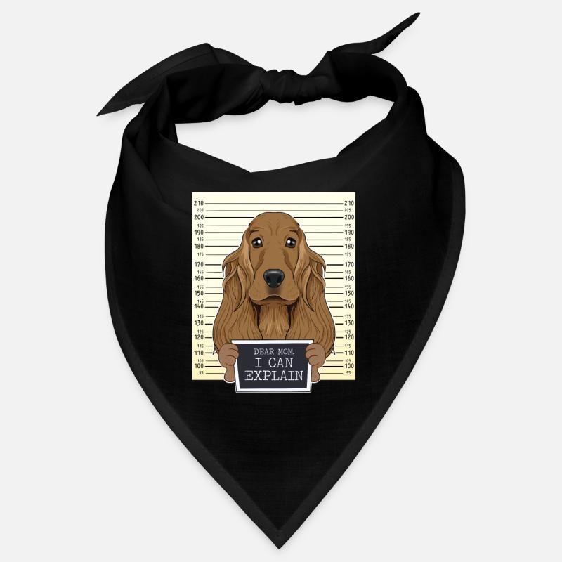Dear Mom I Can Explain I Cocker Spaniel Mom I Bandana