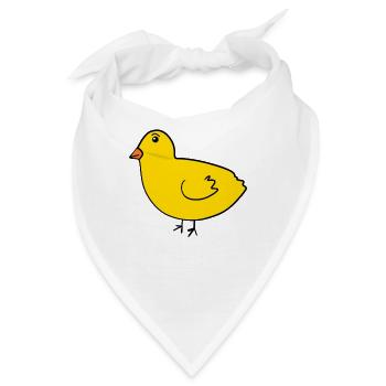 Küken - Bandana - Weiß - Vorne