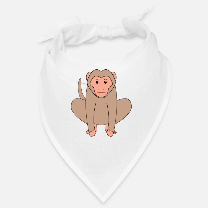 Macaque Monkey Bandana